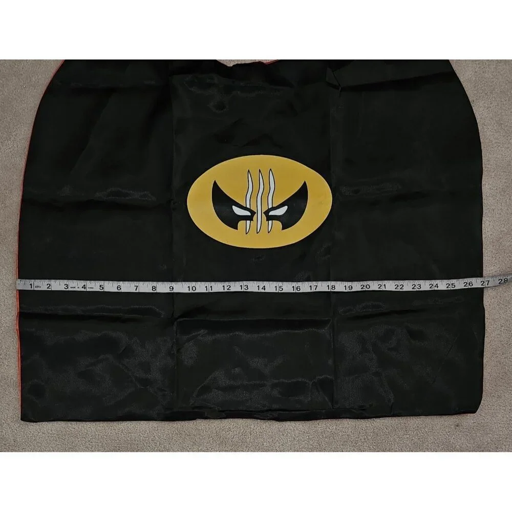 Handmade Super Hero Costume Lot 1 Reversible Cape 2 Masks Thor Hammer Wolverine